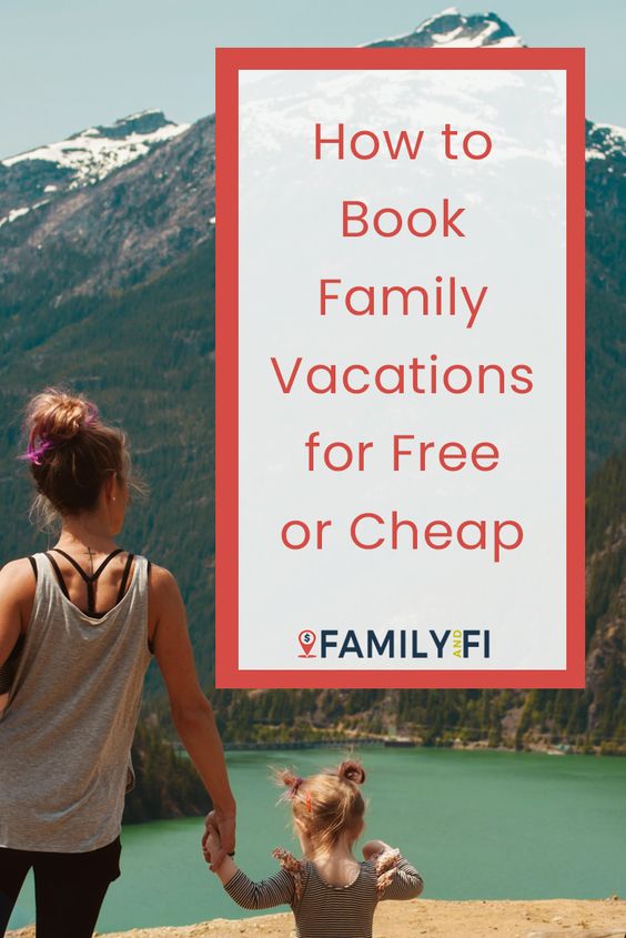 How to Book Family Vacations for Free or Cheap. woman and child. travel hacking