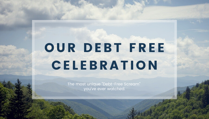 Our debt free celebration