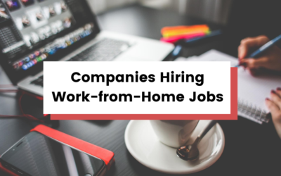 Companies Hiring work from home jobs