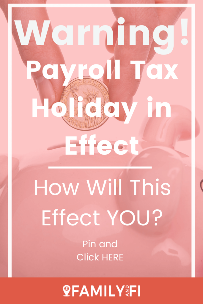 Warning! Payroll tax holiday in effect how will this effect you?